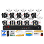 Uvision 5mp Color With Mic 10 Cctv Camera Set