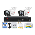 Uvision 5mp Color With Mic 2 Cctv Camera Set