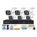 Uvision 5mp Color With Mic 6 Cctv Camera Set
