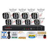 Uvision 5mp Color With Mic 8 Cctv Camera Set