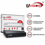 UVISION 5MP 4 CHANNEL METAL DVR - Image 2