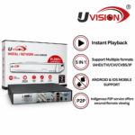 UVISION 5MP 4 CHANNEL METAL DVR - Image 4