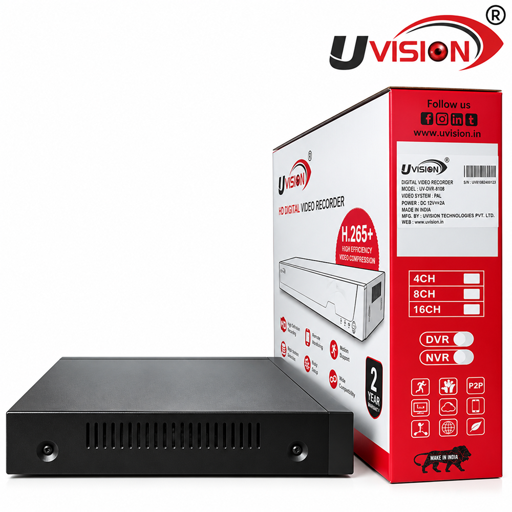 Frame 162795 UVISION 5MP 16 CHANNEL METAL DVR - Image 1
