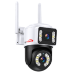 UVISION 3MP + 3MP DUAL LENS PTZ OUTDOOR ROTATING Wifi Cctv Camera