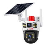 UVISION 4MP + 4MP Solar PTZ 4G SIM Cctv Camera