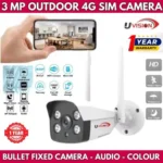 UVISION 3MP 4G Bullet Sim Cctv Camera - Image 2