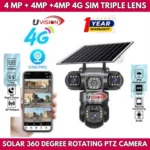 UVISION Solar 4MP + 4MP + 4MP Triple Lens CCTV Camera - Image 2